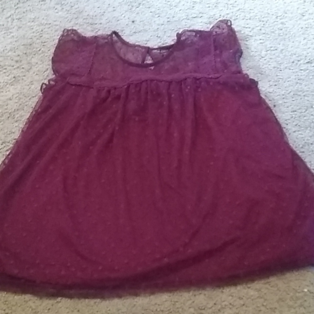 Women's red blouse